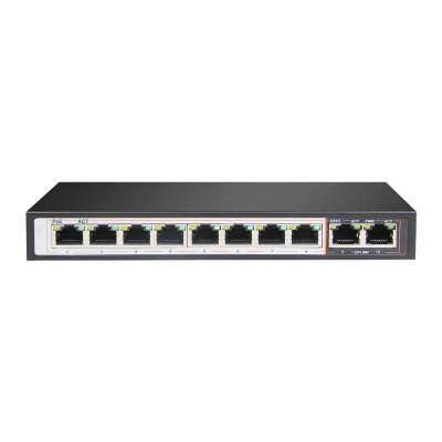 SWITCH 10 DLINK 10/100/1000 S/GESTÃO LONG RANGE 250M 8X POE 96W