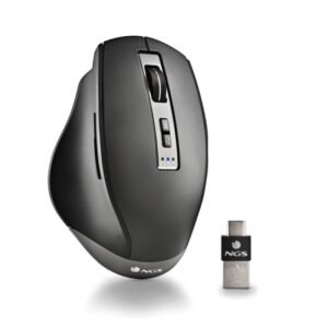 MOUSE NGS BLUR-RB WIRELESS RECARREGAVEL 3200 DPI