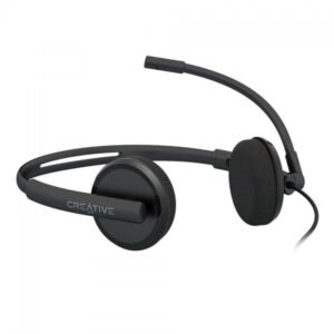 HS CREATIVE HS-220 HEADSET COM MICROFONE USB PRETO