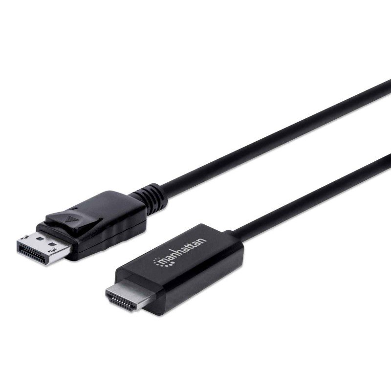 CABO DISPLAYPORT 1.8MT(M) PARA HDMI (M) 4K@60Hz PRETO MANHATTAN