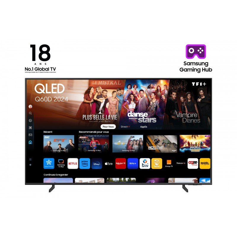 TV 50' LED SAMSUNG Q60DAU 4K 120HZ SMART TV (TIZEN)