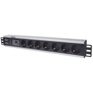 PDU RACKMOUNT 1U 8 GERMAN TYPE 3M INTEL C/ PROTEÇÃO