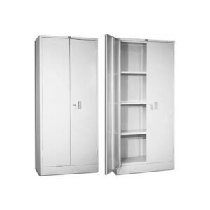 ARMÁRIO AÇO 2 PORTAS CINZA