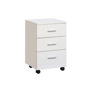BLOCO DE GAVETAS 3 GAVETAS COM RODA