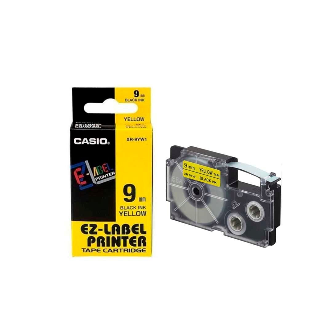 FITA ROTULADORA CASIO XR-9YW1 9MM YELLOW