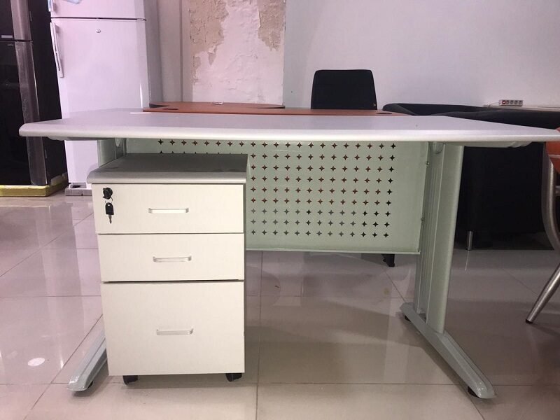 SECRETÁRIA ESCRITÓRIO DELTA 120X75CM CINZENTA