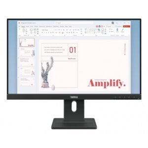 MONITOR 24.0' LENOVO E24-40 FHD IPS PANEL/100HZ/4MS/HDMI/VGA/DP/SPEAKERS - TILT/LIFT/PIVOT STAND