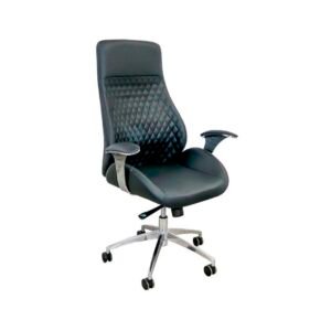 CADEIRA PU HIGH EXECUTIVE 3 NIVEIS C/ AJUSTE BASE PRETO