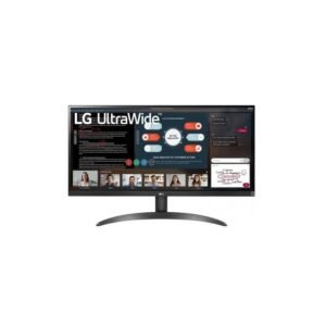 Monitor LG UltraWide com ecrã panorâmico e base elegante