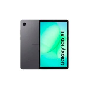 Samsung Galaxy Tab A11 tablet cinzento frente e verso