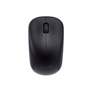 Rato sem fio preto da marca Genius