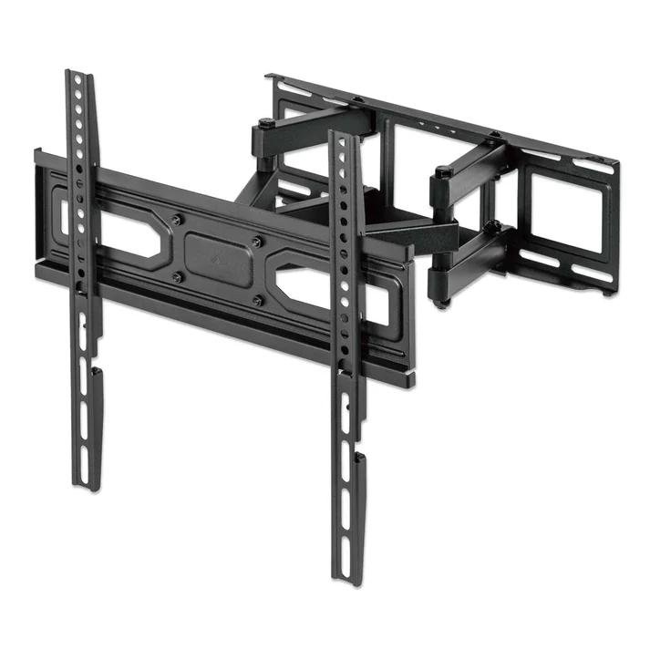 Suporte articulado de parede para televisão em metal preto