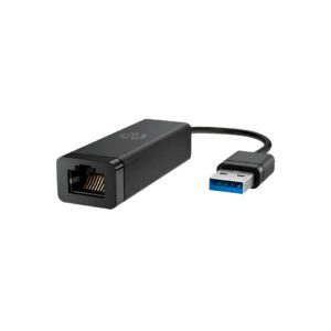 Adaptador USB 3.0 para Ethernet RJ45 da HP preto
